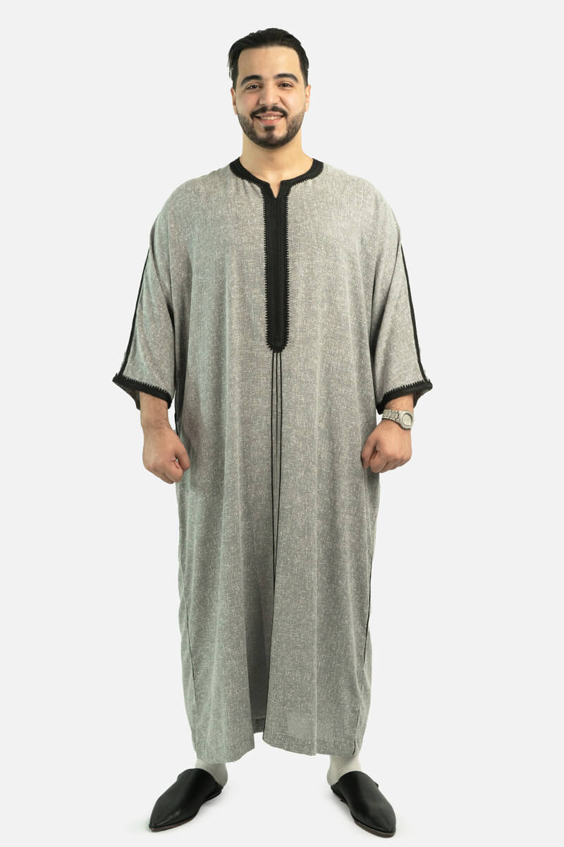 كندورة لولان 100% يدوية الصنع ـ أسود